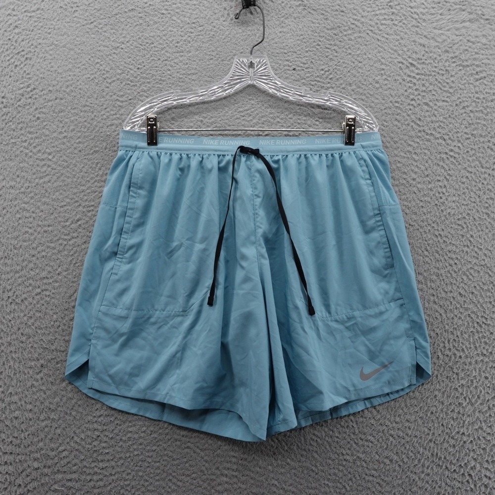 Nike Stride Dri‑FIT 7in‎ 2in1 Running Shorts XL Turquoise Blue Mens Athletic NWT